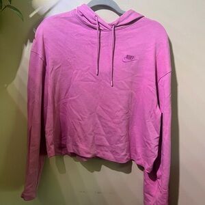 Nike Crop Loose Sleeve Hoodie